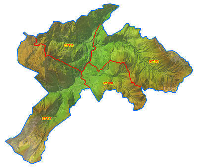 Katastralgemeinden in Lofer