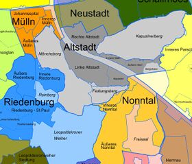 Die Salzburger Altstadt.