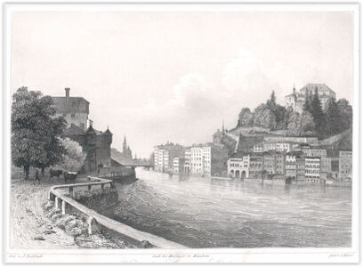 Rudolfskai Innerer und Äußerer Stein Kapuzinerkloster 1850.jpg