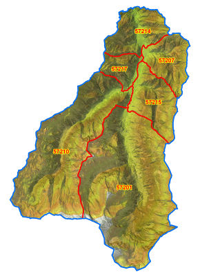Katastralgemeinden in Rauris