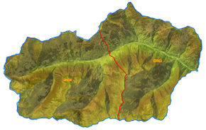 Katastralgemeinden in Saalbach-Hinterglemm